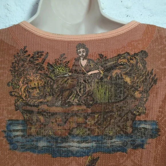 🦋 Y2K Butterfly Dropout Vintage Top 🦋 - Picture 4 of 11